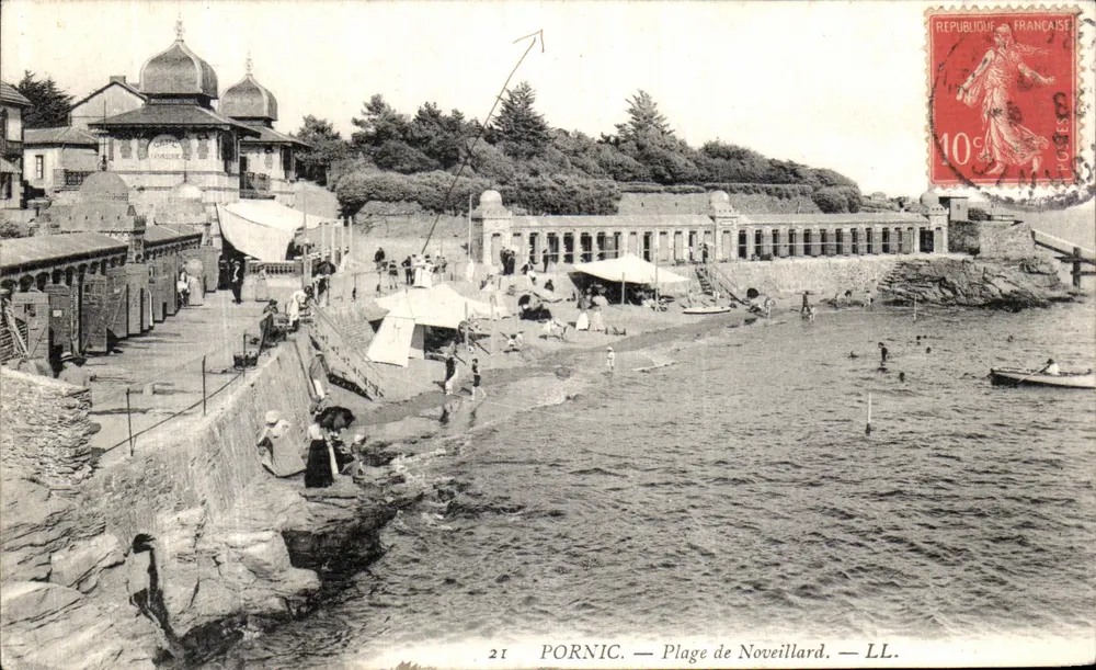 Pornic — Praia de Noveillard — LL. - Frente