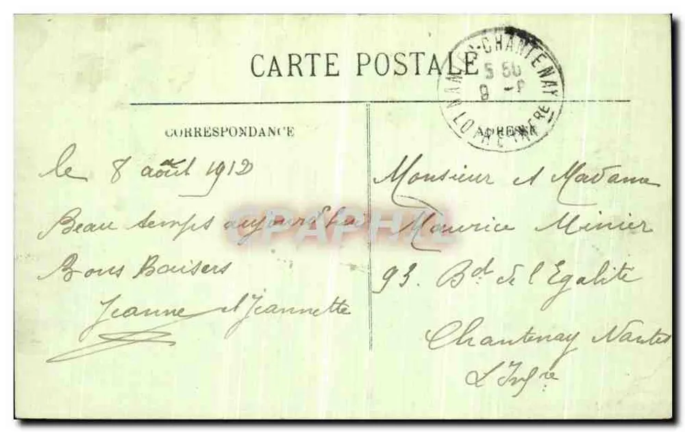 O Mar agitado — LL — n° 4018 - Verso