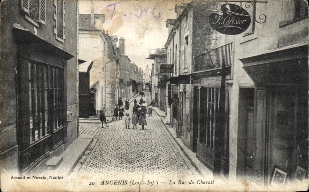 Ancenis (Loire-Inf.) — La Rue de Charost — Artaud et Nozais, Nantes - Voorkant