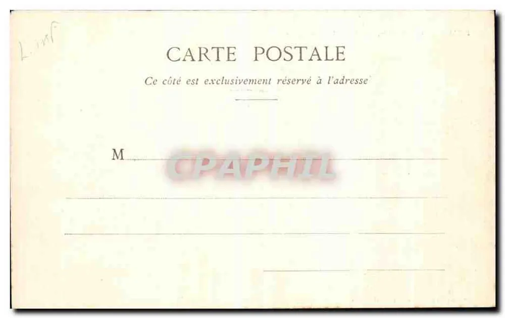 Piriac - Les Baïonnettes, Rochers de la Pointe Castelli — Verlag L. de Pujol, Nr. 1 - Rückseite