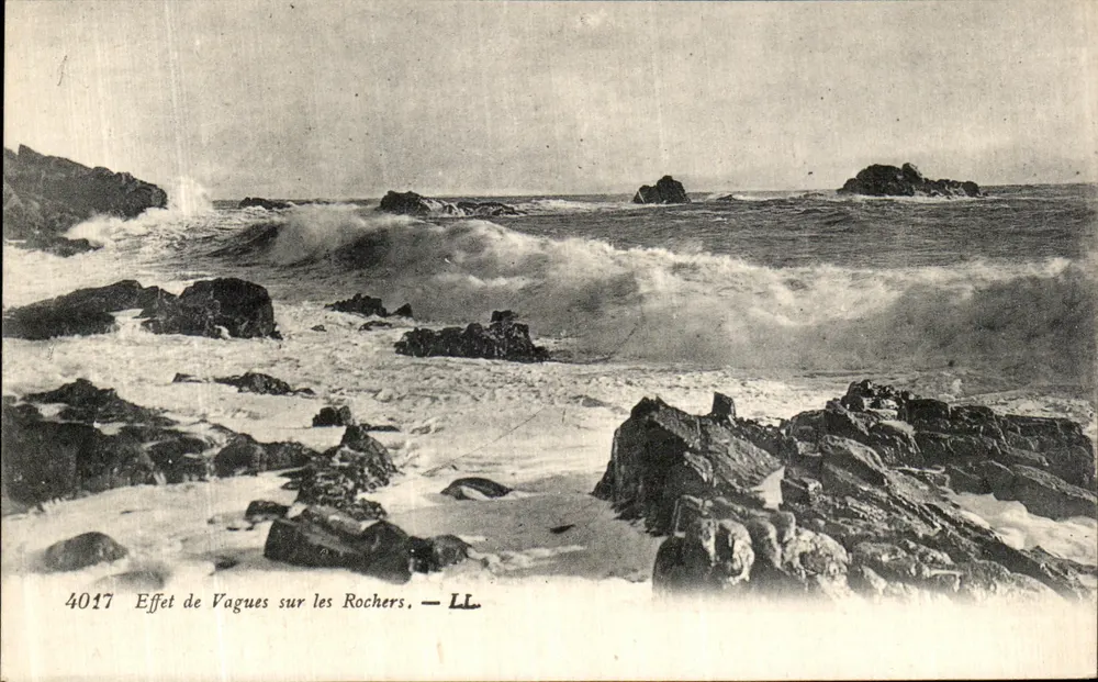 Efeito de Ondas sobre as Rochas — LL — n° 4017 - Frente
