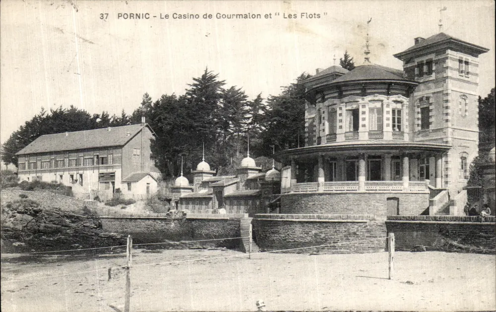Pornic - Das Casino von Gourmalon und "Les Flots" - Vorderseite