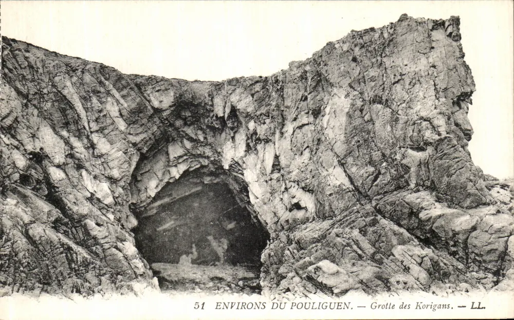 Umgebung von Pouliguen — Höhle der Korigans — LL - Vorderseite