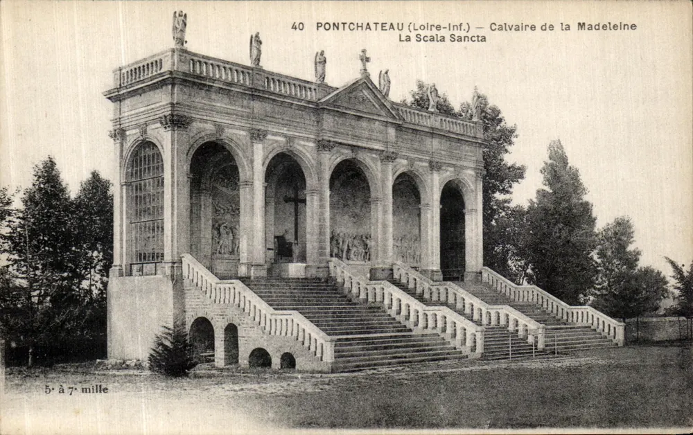 Pontchâteau (Loire-Inf.) — Kalvarienberg der Madeleine — F. Chapeau, Nantes - Vorderseite
