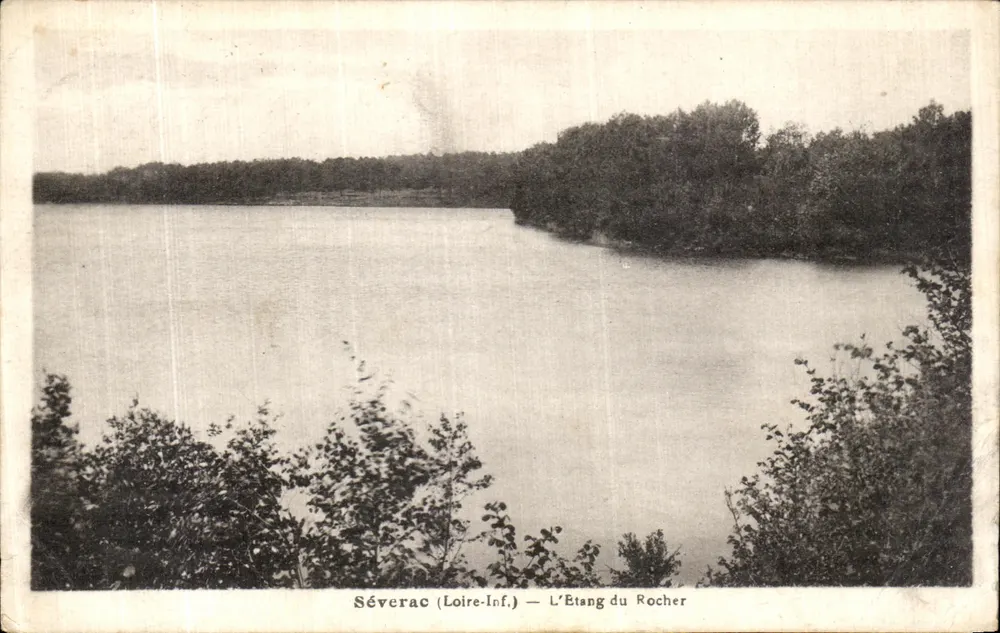 Séverac (Loire-Inf.) — O Lago do Rocher — editor não identificado - Frente