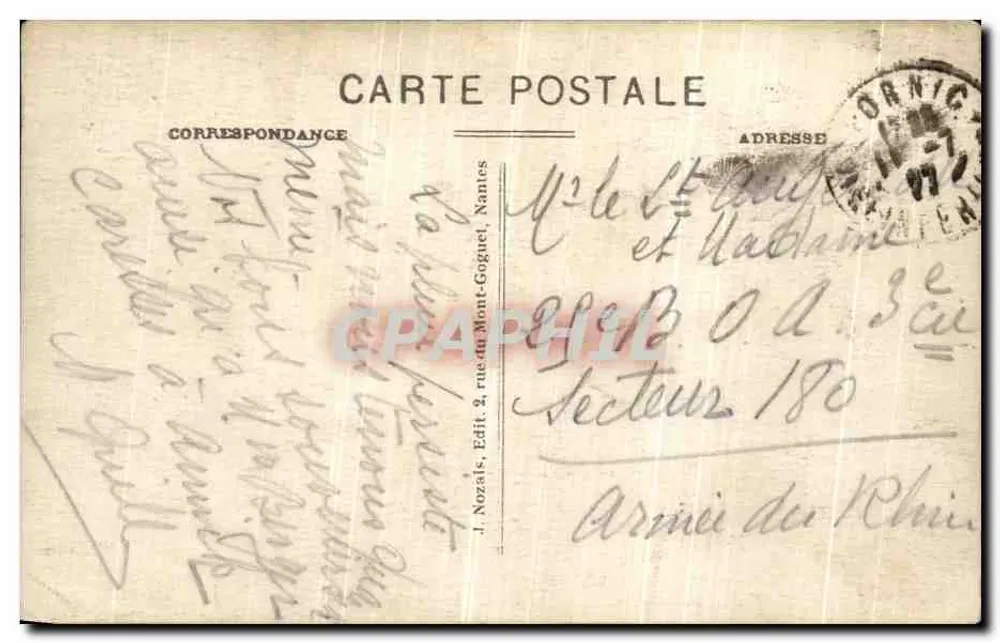 Pornic (Loire-Inf.) - Der Eingang zum Hafen bei Nacht — J. Nozals, n°56 - Rückseite