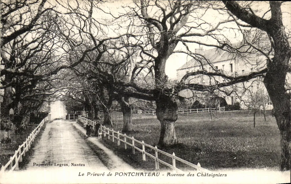 Das Priory von PONTCHATEAU — Avenue des Châtaigniers — Papeterie Legras, Nantes - Vorderseite