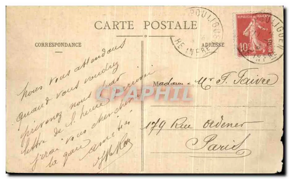 Pouliguen - A travers les Marais salants - Mulons de sel - Call & Poupout - 173 - Verso