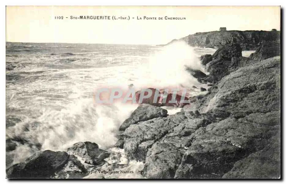 Ste-Marguerite (L.-Inf.) - A Ponta de Chemoulin — Fototipia Vasseur, Nantes, n°1102 - Frente
