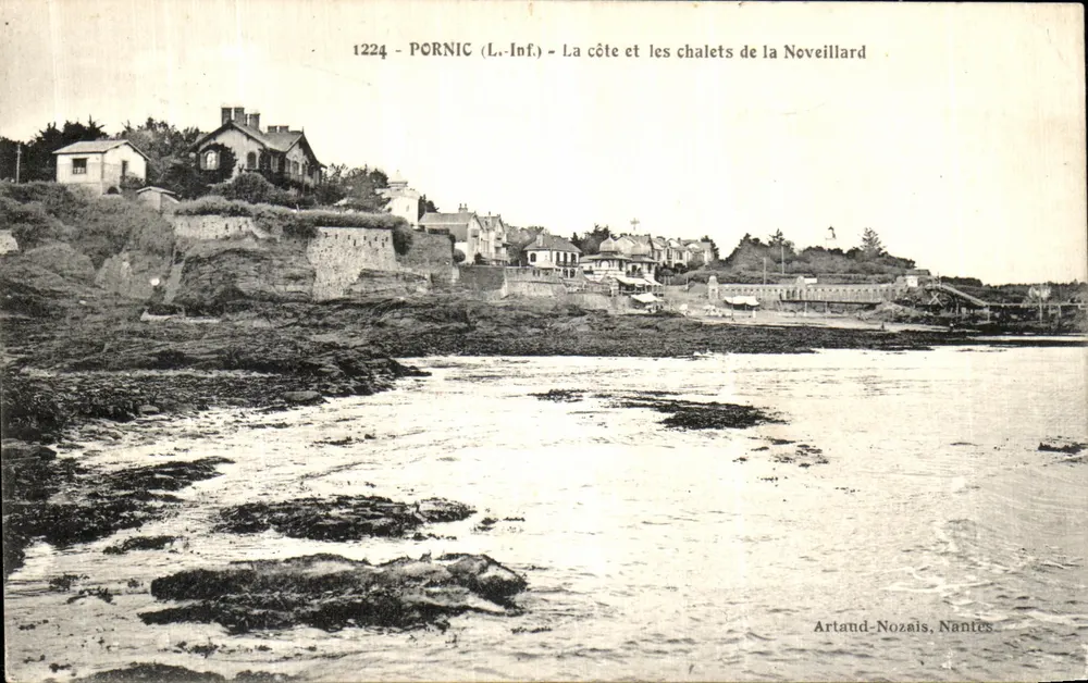 Pornic (L.-Inf.) - Die Küste und die Chalets der Noveillard — Artand-Nozais, Nantes - Vorderseite