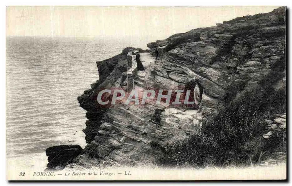 Pornic — O Rocher de la Vierge — LL. n° 92 - Frente