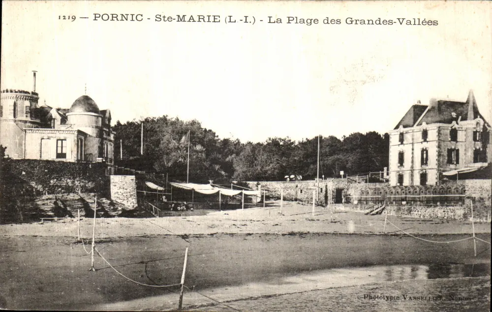 Pornic - Ste-Marie (L.-I.) - Die Strandbad Grand Valleys — Phototypie Vasselier, Nantes - Vorderseite
