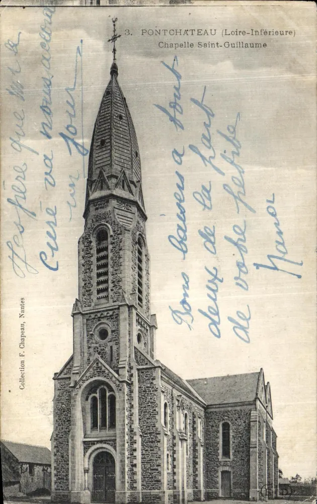 Pontchâteau (Loire-Inférieure) — Chapelle Saint-Guillaume — éditeur F. Chapeau, Nantes - Vorderseite
