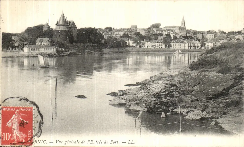 PORNIC — Allgemeiner Blick auf den Hafen-Eingang — LL. - Vorderseite