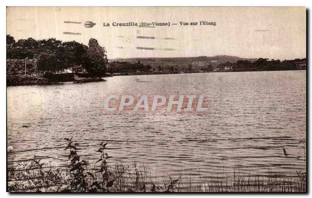 La Creuzille (Hte-Vienne) — Vista sobre o Lago — editor desconhecido, número de série não visível - Frente
