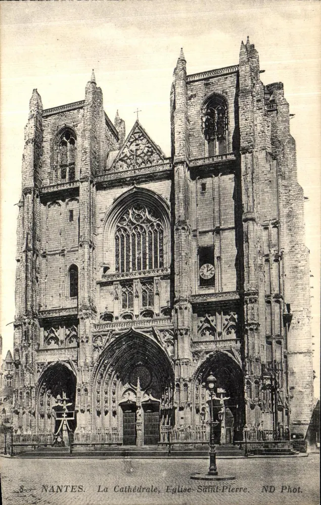 NANTES — Die Kathedrale, Kirche Saint-Pierre — ND Phot. - Vorderseite