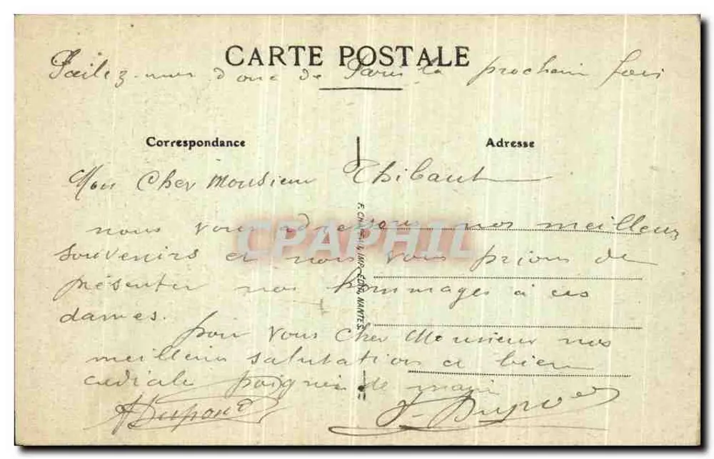 NANTES — Panorama Sud-Est, pris de la Cathédrale — éditeur non identifié, n° de série 389 - Verso