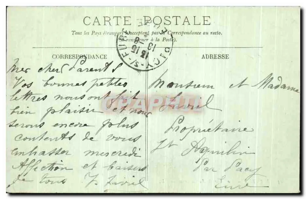 NANTES — A Torre do Castelo — LL. - Verso