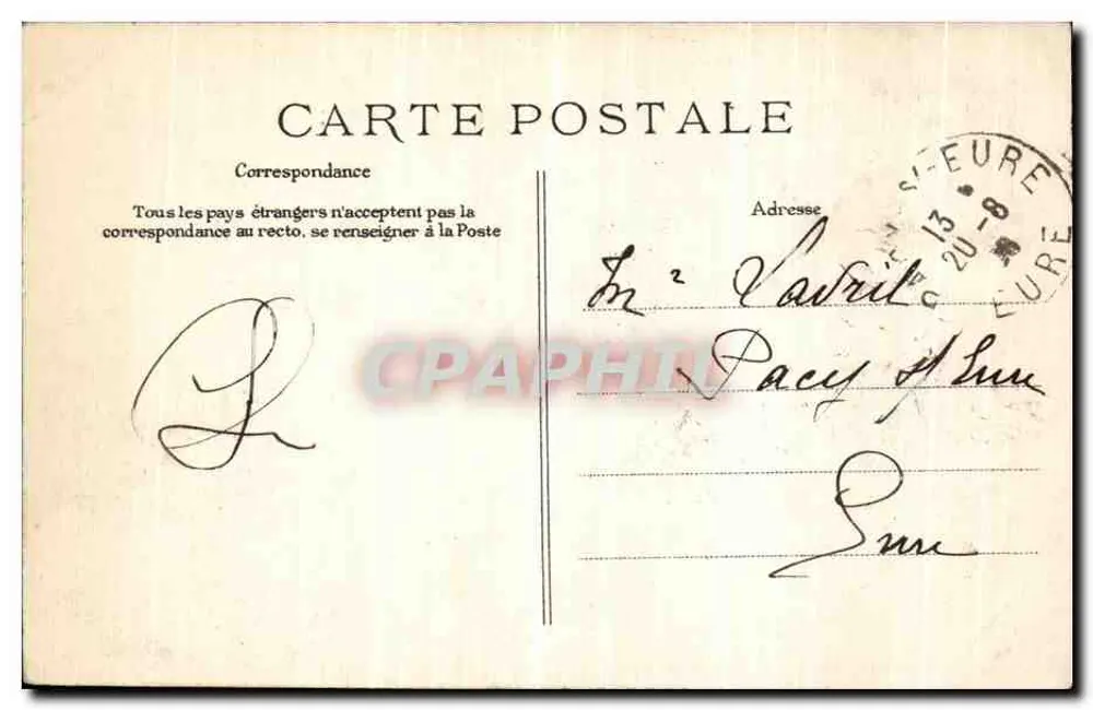 NANTES — Grab des Generals Lamoricière in der Kathedrale — Sammlung P. Chapeau, Nantes - Rückseite