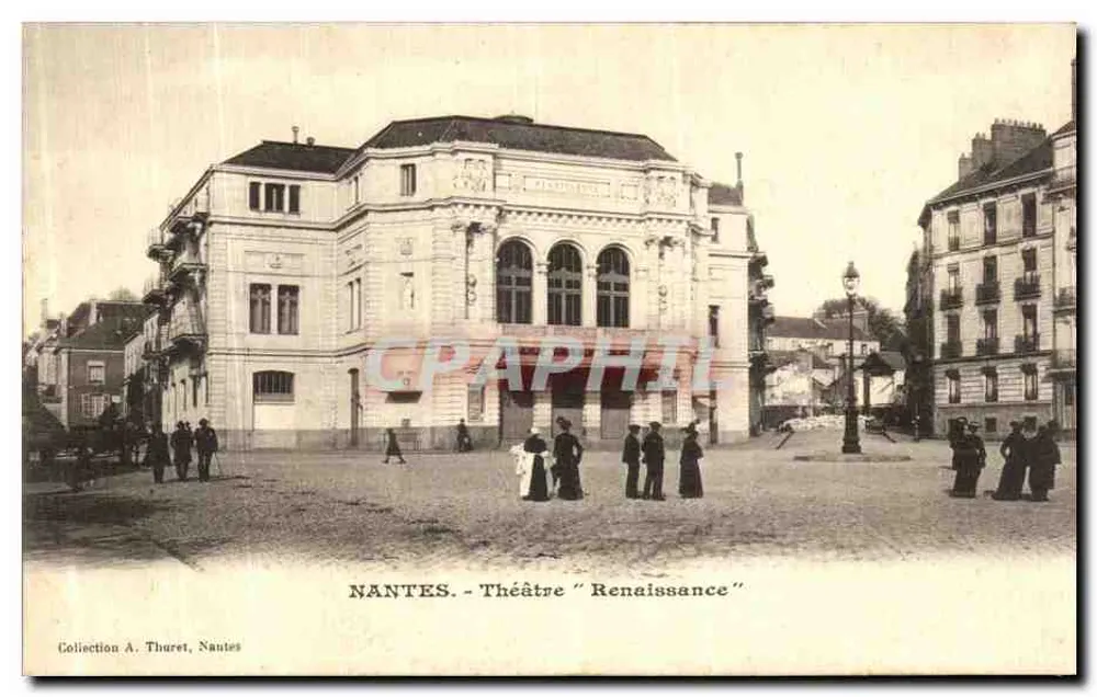 NANTES - Teatro "Renaissance" — Coleção A. Thuret, Nantes - Frente