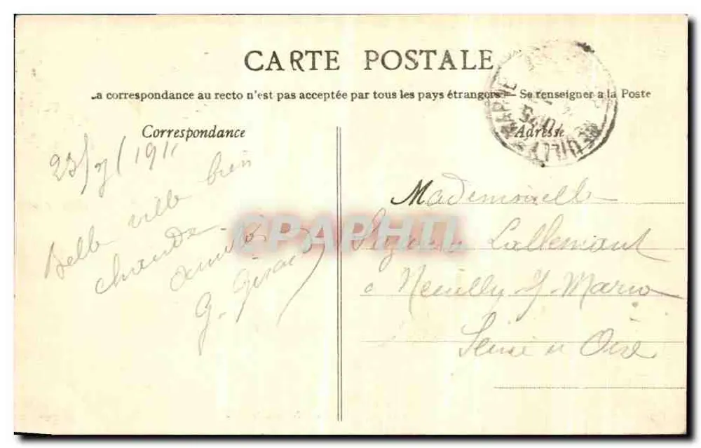 NANTES - Das Schloss - Der große Innenhof — Artlaud-Nozaïs, Nantes, Nr. 582 - Rückseite