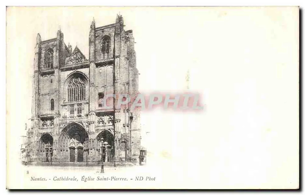 Nantes - Kathedrale, Kirche Saint-Pierre - ND Phot - Vorderseite