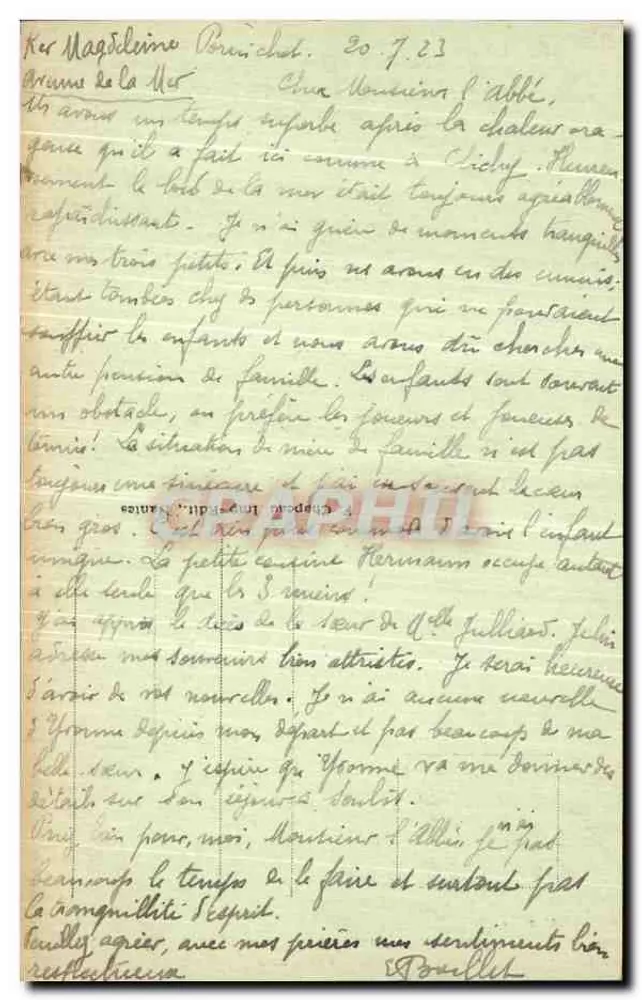 Guérande (Loire-Inf.) — Innenansicht der Kollegiate St-Aubin (15. Jahrhundert) - Rückseite