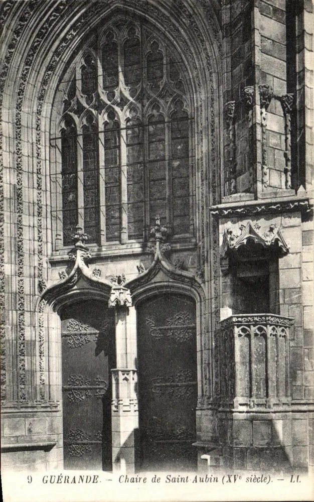 Guérande — Stoel van Saint-Aubin (15e eeuw) — LL - Voorkant