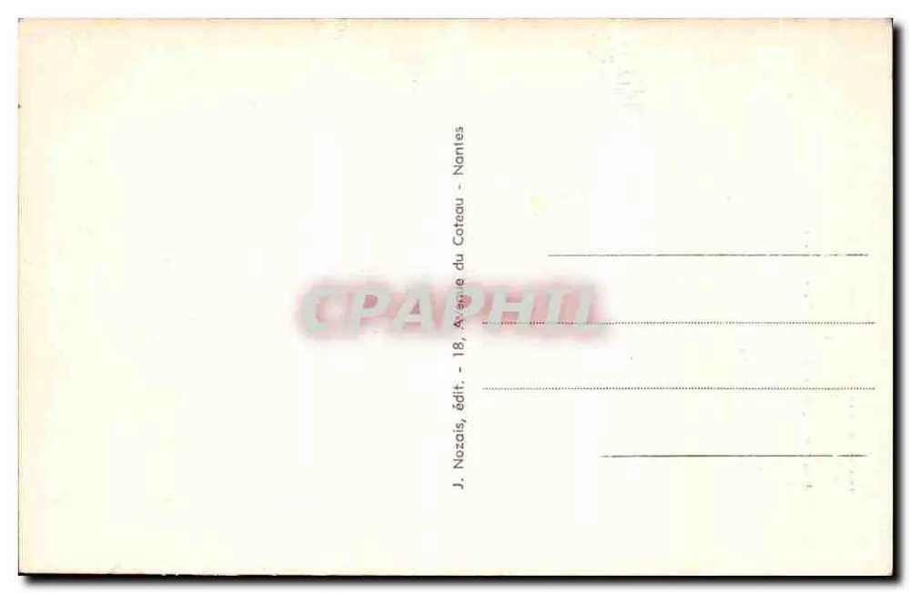 Guérande (L.-Inf.) - Porta de Saillé (ao Sul da Cidade) — J. Nozaïs, editor - Verso