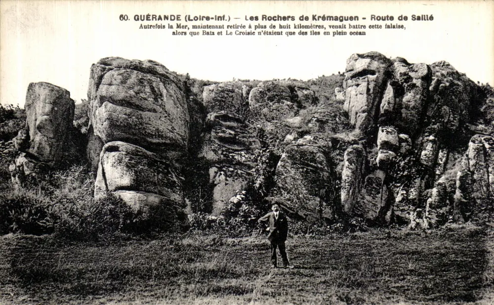 Guérande (Loire-Inf.) — Les Rochers de Krémaguen — Route de Saillé - Vorderseite