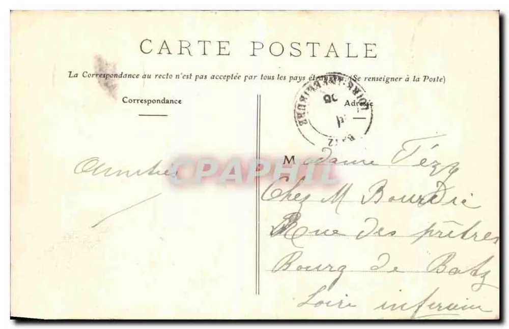 Guérande (L.-Inf.) - A Torre da Cidade — Gráfico n°236 - Verso