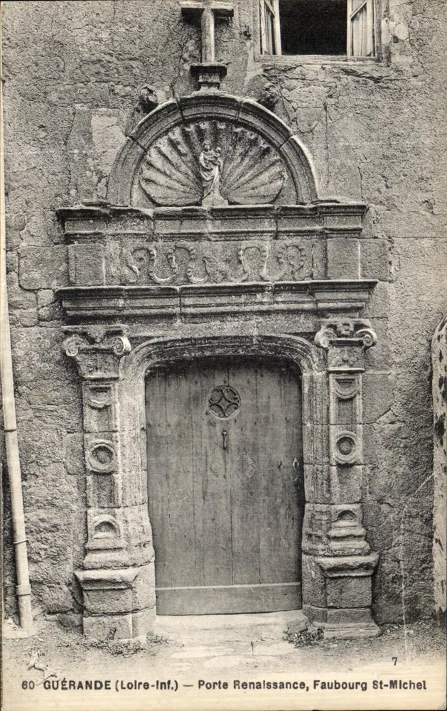 Guérande (Loire-Inf.) — Renaissance-Tor, Faubourg St-Michel — F. Chapeau, Nantes, n°60 - Vorderseite