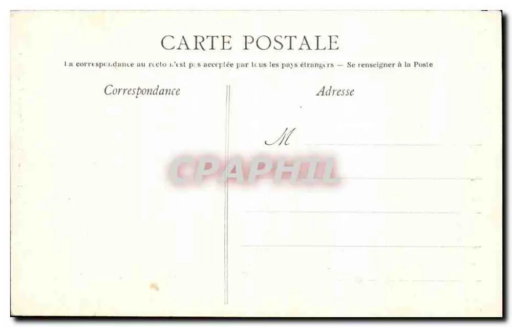 Guérande (Loire-Inf.) — Igreja de São Aubin — Héliotypie Dugas et Cie, Nantes, n° L.-I 341 - Verso