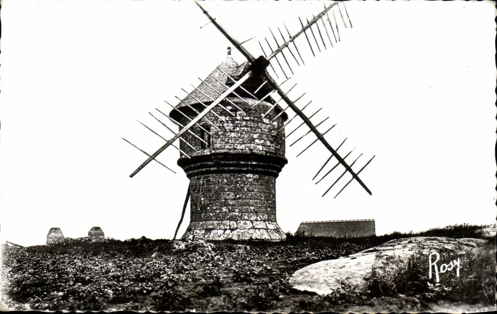 Guérande — Mühle von Crèmeur, genannt « Teufelsmühle » — F. Chapeau, Nantes - Vorderseite