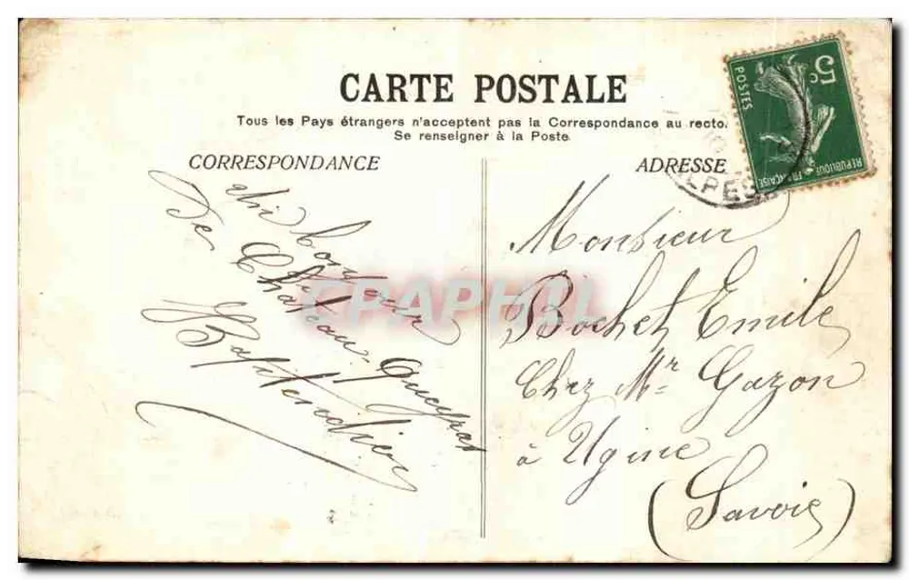 Le Queyras - La Vallée du Guil - Le Pont du Roi - E.R. - Nr. 1476 - Rückseite