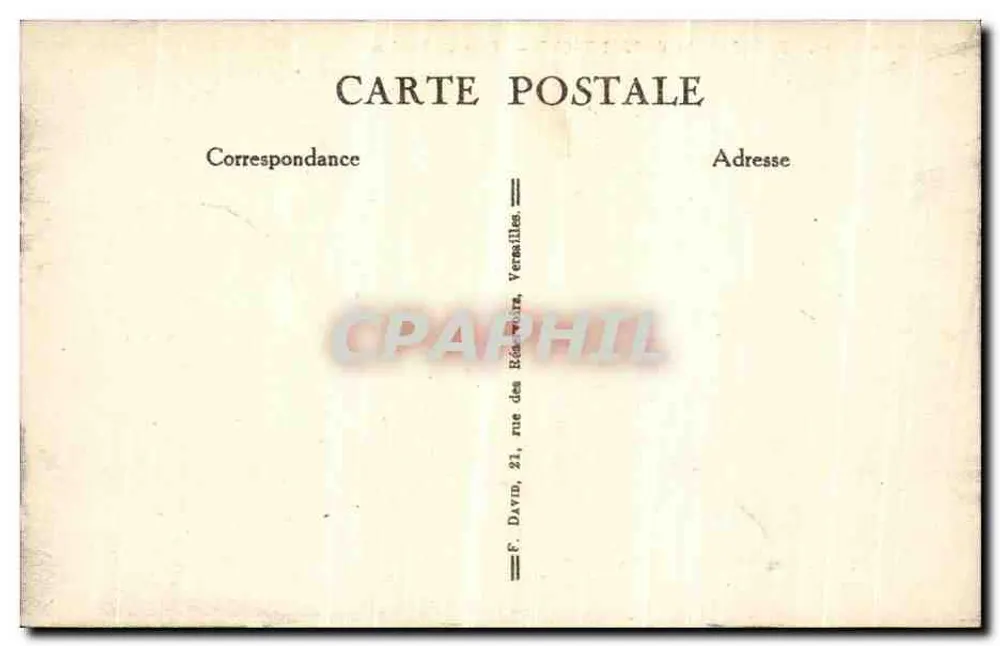 Militärschule SAINT-CYR — Cour de Verdun — Edit. Lecomie, Bazar Parisien - Rückseite