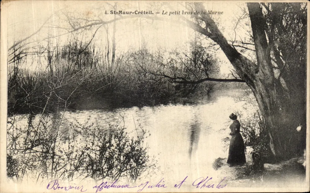 St-Maur-Crétteil — Der kleine Arm der Marne — F. Poybrat, 4 - Vorderseite