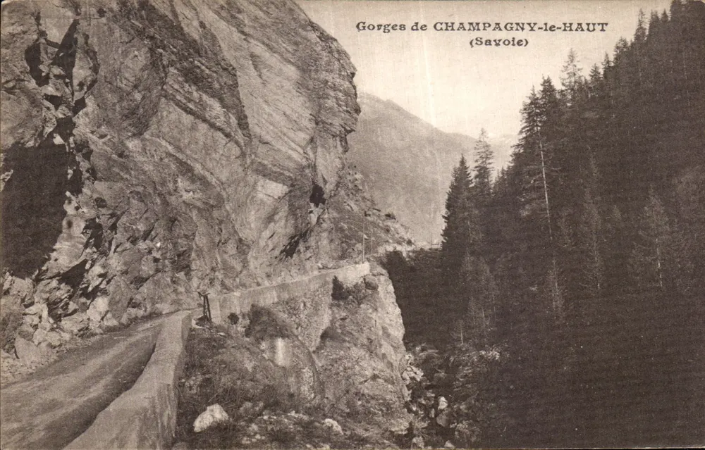 Gorges de CHAMPAGNY-le-HAUT — (Savoie) — editor não identificado - Frente