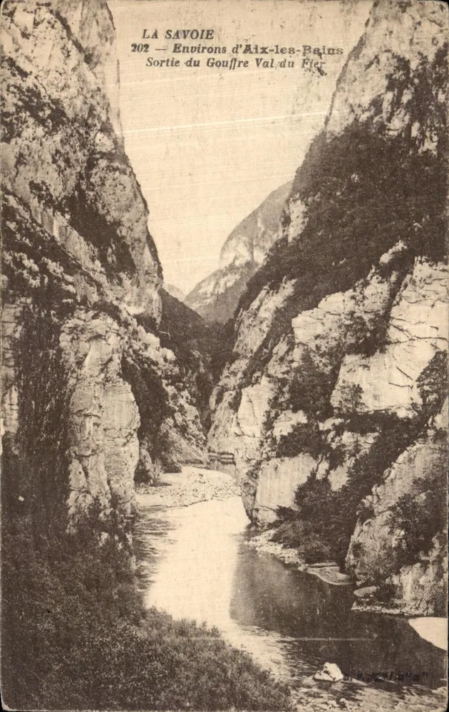Savoie — Umgebung von Aix-les-Bains — Ausgang des Gouffre Val du Fier — n° 202 - Vorderseite