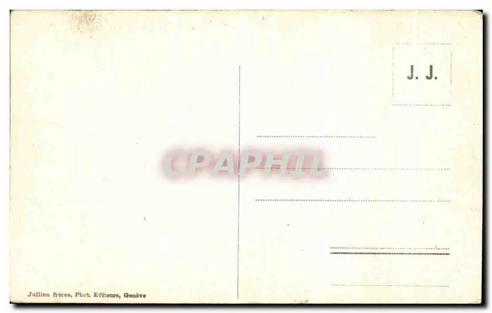 Gorges du Trient — Die Ausfahrt und das Grand Hotel des Gorges — J. J. 5189 - Rückseite