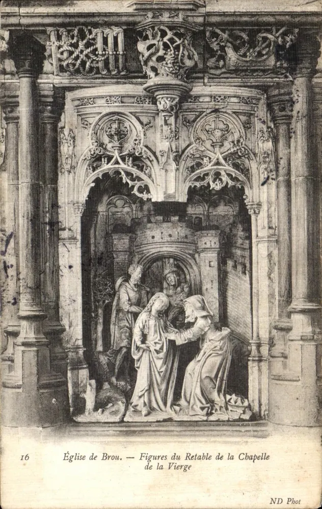 Kirche von Brou — Figuren des Altars der Kapelle der Jungfrau — ND Phot, n°16 - Vorderseite