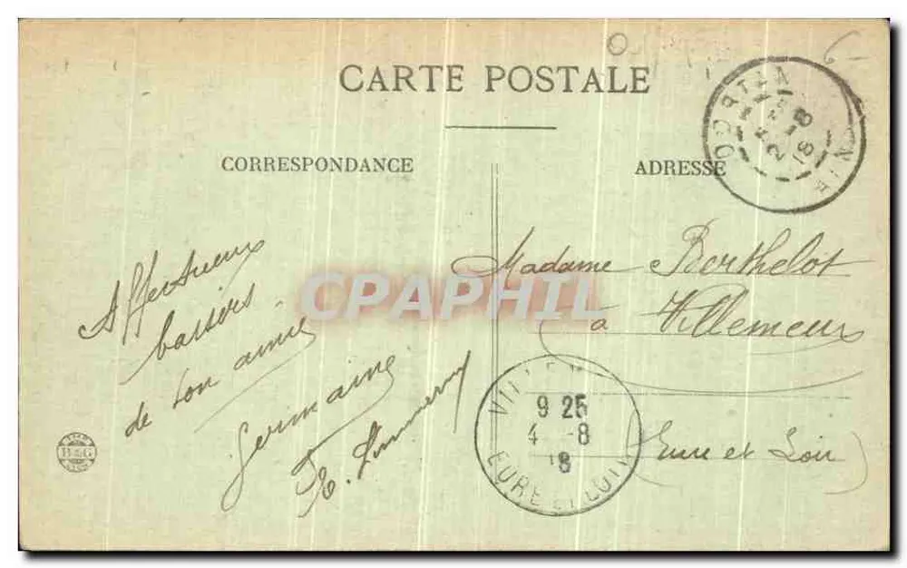 Dortan — Oud Kasteel van Dortan — Uitgever niet zichtbaar - Achterkant