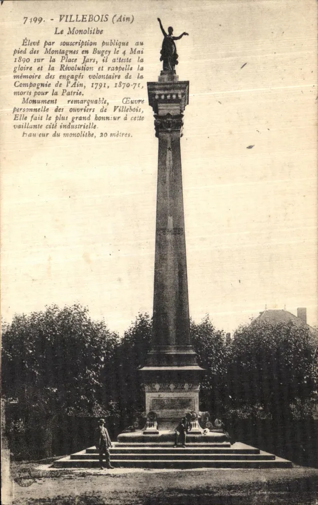 Villebois (Ain) — O Monolite — Editora desconhecida, n° 7199 - Frente