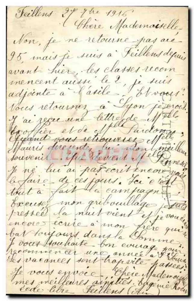 La Bresse pitoresca — Marboz (Ain) — Ponte sobre o Sevron — Ravvier editor Bourg - Verso