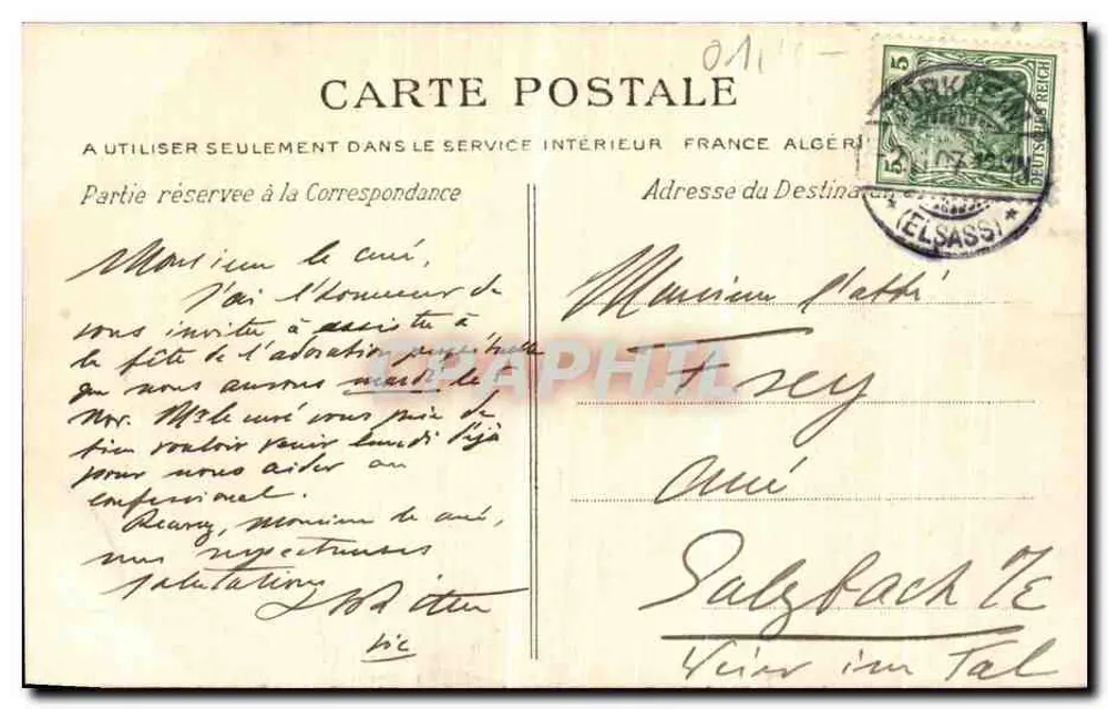 Petit Séminaire de Sainte-Croix — Im Park — Librairie du Loiret, Maume-Vernedal, Verlag, Orléans - Rückseite