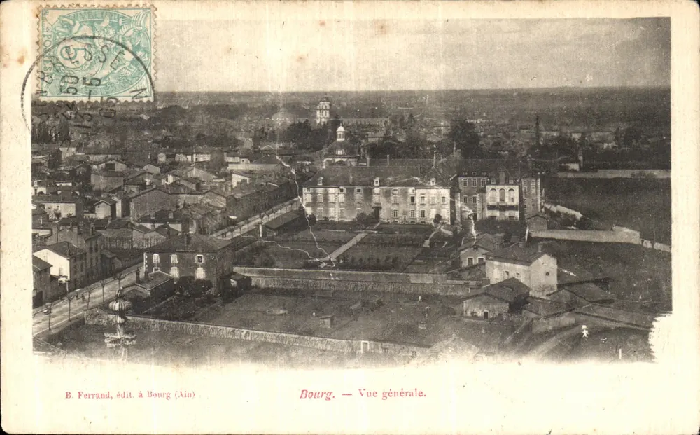 Bourg — Vista Geral — B. Ferrand, editor em Bourg (Ain) - Frente