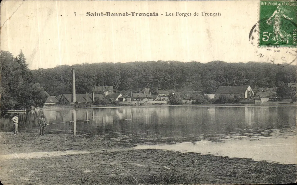 Saint-Bonnet-Tronçais — Les Forges de Tronçais — éditeur imprimeur non visible - Anverso