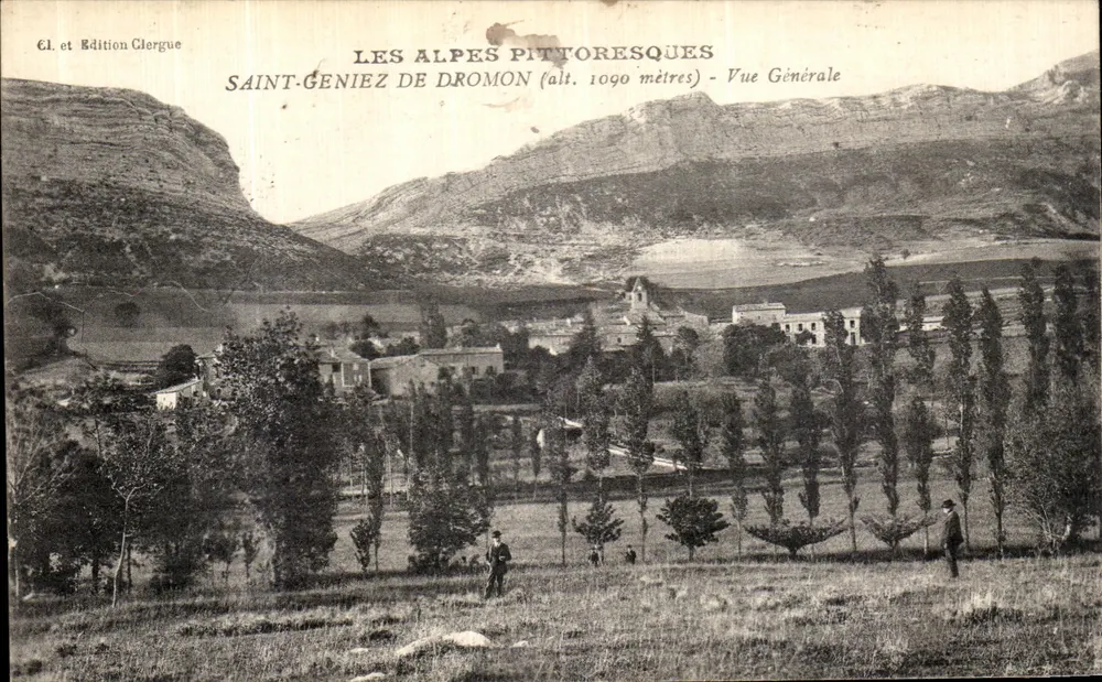 Saint-Geniez-de-Dromon — Vista Geral — Edição Clergue - Frente