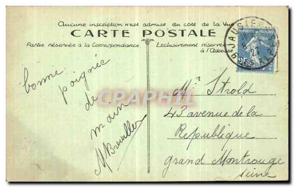 Pittoreske Alpen — Umgebung von Barcelonnette — Tal der Ubaye — Straße von Jausiers nach La Condamine — Dorf La Condamine (Höhe 1308 m.) — Verlag Longe-Bugnet, Dép. - Rückseite