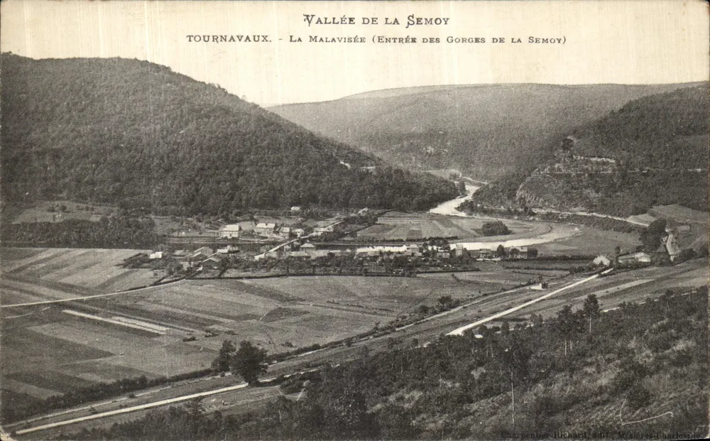 Tal der Semoy — Tournavaux — Eingang zu den Schluchten der Semoy — Verlag Richard, Wickers-Charbonnay - Vorderseite